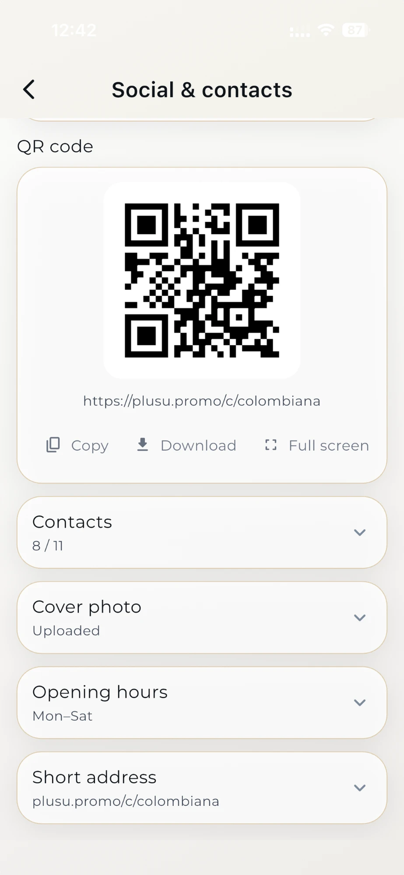 Social & contacts